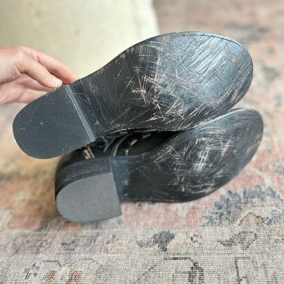 Old Gringo OG Lace-Up Leather Boots Size 7.5 Distressed Black - Picture 7 of 10